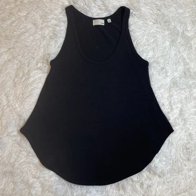 Aritzia Wilfred Free Tank Black Knit Lightweight Sleeveless Size XS oversized - Image 1 of 4