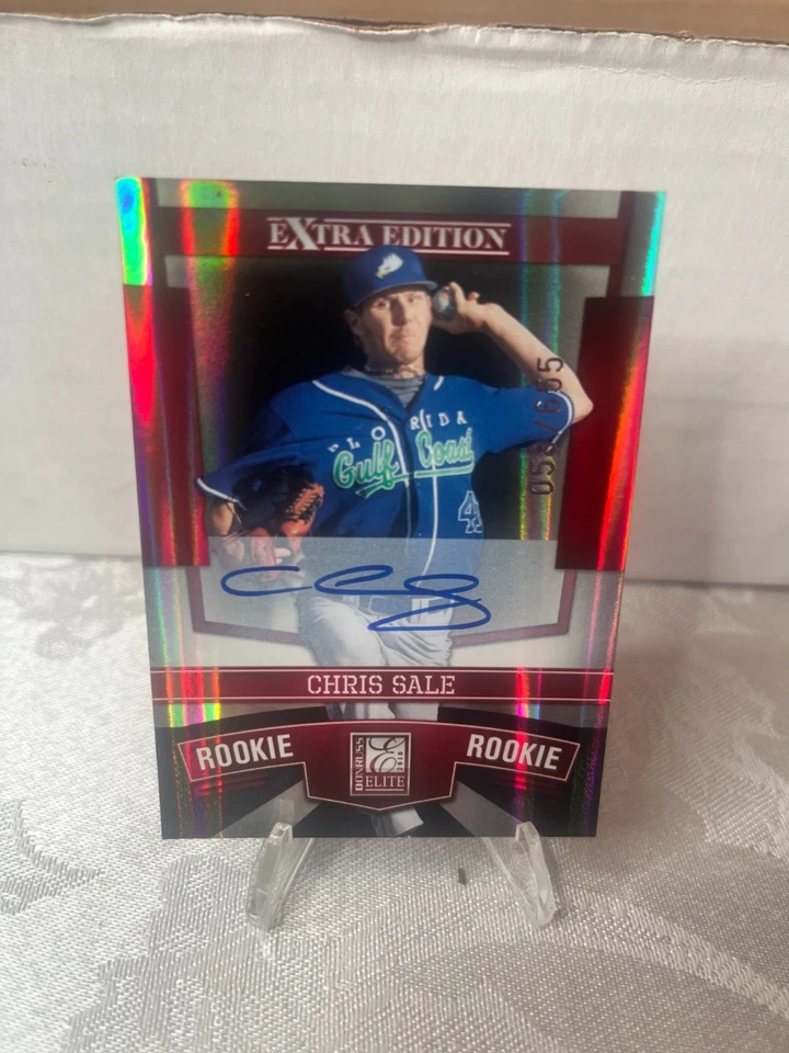 2010 Elite Extra Edition Chris Sale Auto RC Card #d /655 - Image 1 of 1