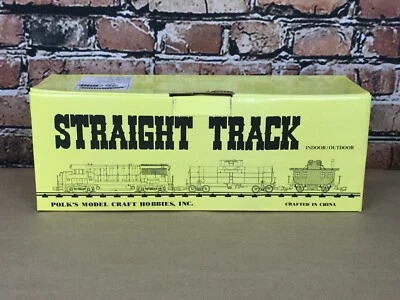 Aristo Craft ART-11000 G /1  Scale Euro Style 12" Straight Track 12 Pcs NEW! - Image 1 of 4