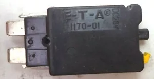 (6 por lote) Interruptor de circuito amarillo térmico ETA 20A 28 VDC, p/n 1170-01-20 - Imagen 1 de 5