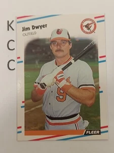 Fleer MLB #558 1988 Jim Dwyer Baltimore Orioles - Foto 1 di 2