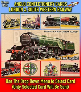 London & South Western Railway Anglo Süßwarenkarten (Artikel auswählen) 1970er Jahre - Bild 1 von 161