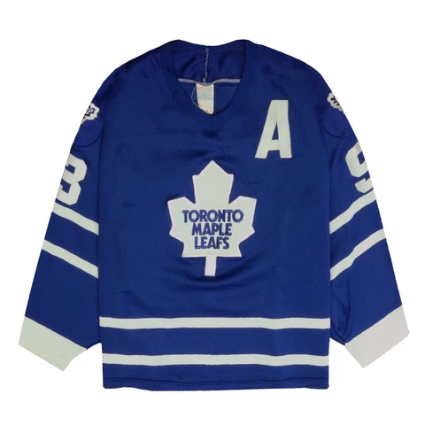 Vintage Toronto Maple Leafs Doug Gilmour CCM Maska Hockey Jersey Size XL 90s NHL Cover