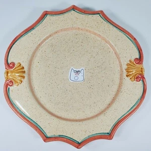 Plato de Cena HORCHOW 12" DE COLECCIÓN - MEDICI ITALIA Pintado a Mano Repuesto O - Imagen 1 de 9