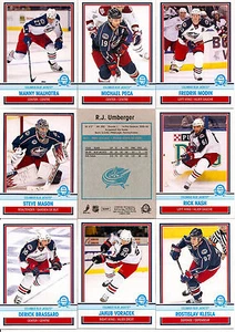 2009-10 OPC O-Pee-Chee Retro Columbus Blue Jackets Complete Team Set (15) - Picture 1 of 1