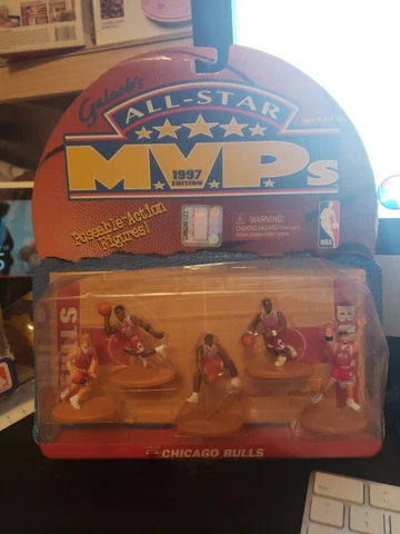 Mini All Star Figures - The Bulls Pippin, Rodman, Kerr, Harper & Kukoc 1997 Cover
