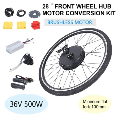 28in Electric Bike Wheel Kit, Electric Bike Motor Wheel, E-Bike Conversion - Bild 1 von 4