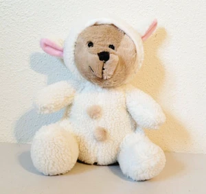 Vintage Atico Bear Dressed as Easter Lamb Sheep Stuffed Animal Plush 9" - Picture 1 of 5