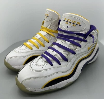 Nike Air Zoom Flight 96 Kobe Bryant Lakers 317980-100 Size 12 - Image 1 of 4