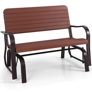 Outdoor Patio Swing Porch Rocker Glider Bench Loveseat Garden Seat Steel New - Picture 1 of 9