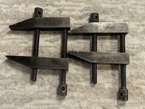 (2) Vintage L.S. Starrett No. 161-C Parallel Clamps Machinist Tools USA -- 8012 - Picture 1 of 12
