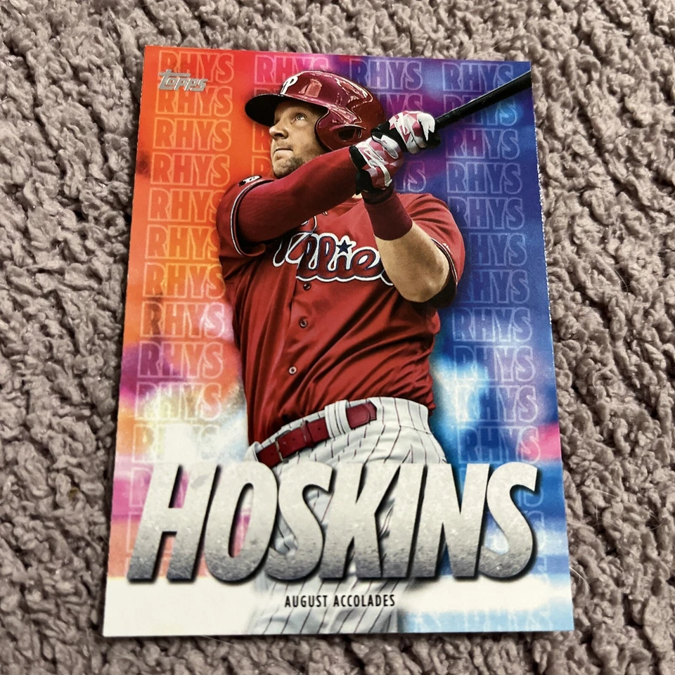 2020 Topps Series 1 Rhys Hoskins Highlights #RH-10 Phillies Walmart Exclusive - Image 1 of 1