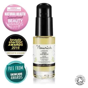 Nourish London Argan Skin Rescue Face Oil, all skin types - Picture 1 of 7