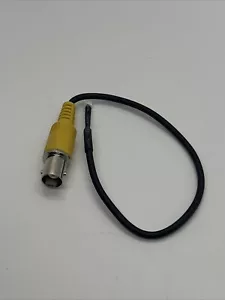 KT&C Video BNC Mount Composite Cable Plug (Female Jack Connector) Pigtail Test - Picture 1 of 5