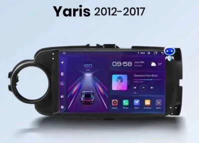 Toyota Yaris 12 - 17 Navigatore CARPLAY ANDROID AUTO 2012-2018 2GB RAM 32GB ROM - Immagine 1 di 4