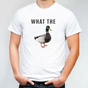 Mens Funny What the Duck Joke Tshirt  - Picture 1 of 5
