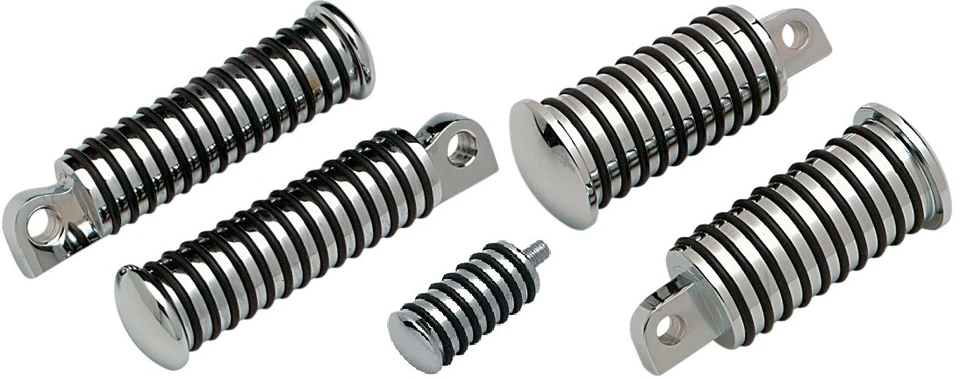 JUEGO DE CLAVIJAS TÓRICAS CROMADAS HARLEY SOFTAIL FXST FXSTC SPRINGER DEUCE TREN NOCTURNO Foto 1 de 1