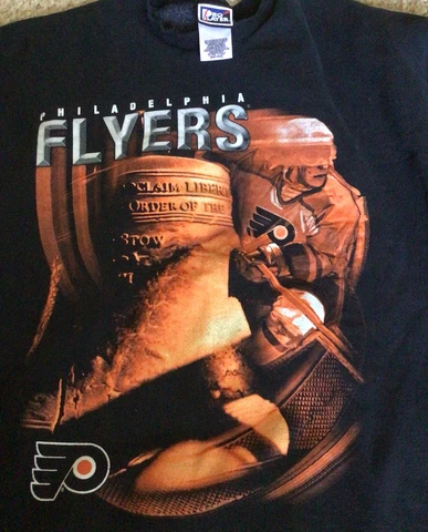 Pro Player XXL Philadelphia Flyers NHL Hockey Black  Sweatshirt Stanley Cup Cover