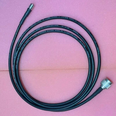 QMA-m to N-m LMR-240-UF Ultraflex RF Coax Cable Motorola APX8500 Radio Test USA - Image 1 of 4
