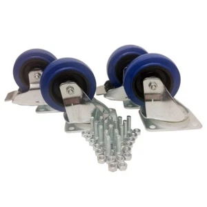 Penn Elcom 100mm / 3.94" Castor Kit with Fixings W098-PACK - Picture 1 of 1