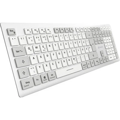 Sharkoon OfficePal K30W, Tastatur, weiß - Bild 1 von 4