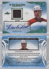 2019-20 Leaf ITG Used Auto Green Spectrum /3 Mark Howe #UA-MH1 Auto HOF