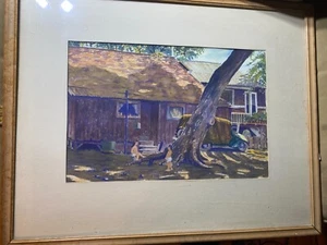John Havard Macpherson (1894 - 1986) "Children At Play" Watercolor Painting - Picture 1 of 17