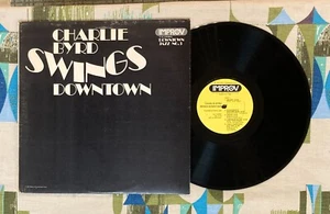 Charlie Byrd Swings Downtown LP Autographed 1976 VG+/VG+ - Picture 1 of 3