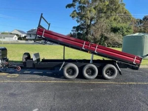 16ft x 7ft Flat Top Tipping Trailer 3.5T or 4.5T Rated NEW - Picture 1 of 5