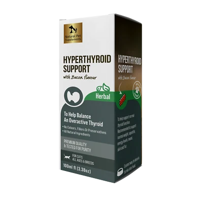 Hyperthyroid Support Herbal Tincture for Cats 100ml - image 1 of 3