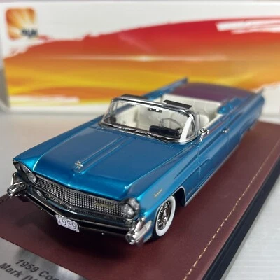 1/43 GLM Stamp 1959 Continental Mark IV Open roof Pearl Blue Irid GLM102803 - Image 1 of 2