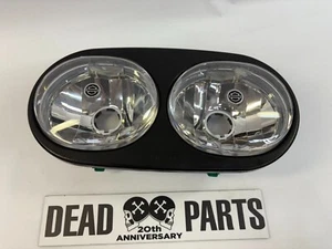 Harley Roadglide FLTR dual double head light headlamp mount lens LooK - Picture 1 of 4
