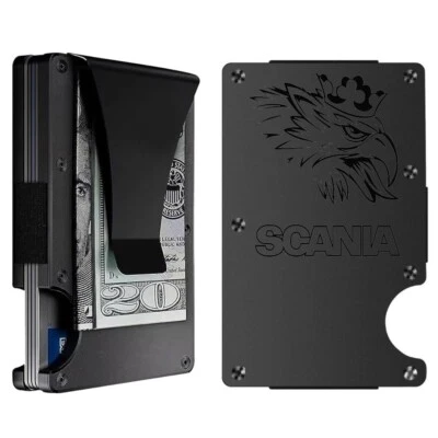 Custom SCANIA EAGLE Laser Engraved Wallet - Pick A Wallet Color - Image 1 of 4
