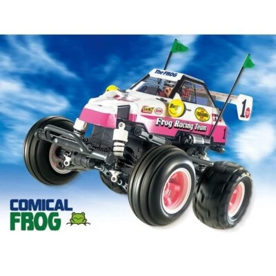 Tamiya 1/10 RC Car Series No.673 Comical Mighty Frog (telaio WR-02CB) 58673 - Immagine 1 di 4