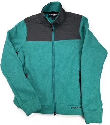Polaris Women's Think Outside Titan Mid-Layer Full Zip Jacket Teal Black Size M - Image 1 of 4