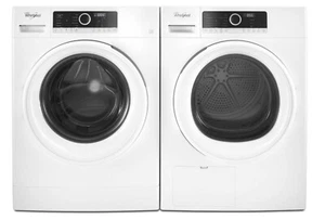 Whirlpool Electric Dryer & Washing Machine (White) (WHD3090GW) (4.3 Cubic feet) - Picture 1 of 8