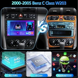 For Mercedes Benz C Class W203 W209 A209 Car Radio Video Player GPS Multimedia - Picture 1 of 22
