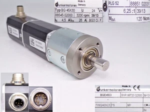 Dunkermotoren  BG 45x30 + BGE45CI + PLG 52    Servo-Getriebemotor   15-3 #6889 - Picture 1 of 1