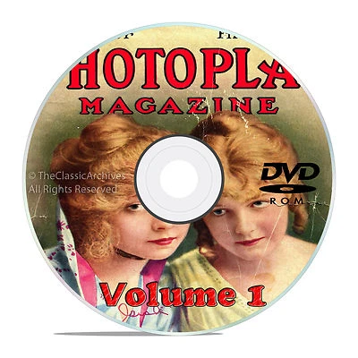 Vintage Photoplay Fan Magazine Collection, Vol 1 DVD, 1914-1929, 176 issues, V28