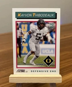 2022 Score Football Kayvon Thibodeaux 1992 Throwback Rookie #TB7 New York Giants - Picture 1 of 1