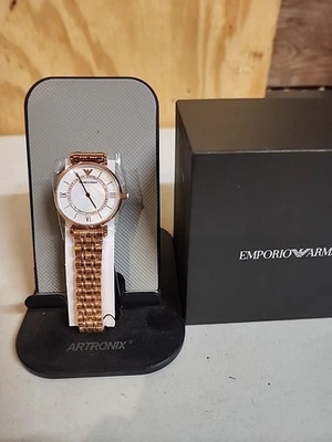 NEW Emporio Armani Women's Watch Ar1909 Rose Gold - Image 1 of 4