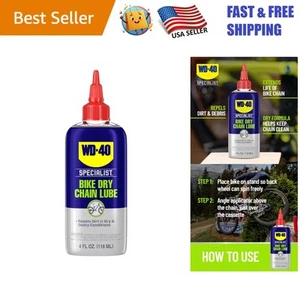 4oz WD-40 Dry Chain Lube - Protect Your Bike in Dry Conditions - Picture 1 of 10