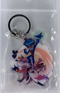 Hazbin Hotel S2 Unholy Trinity Acrylic Keychain In Hand SHIPS NOW - Picture 1 of 2