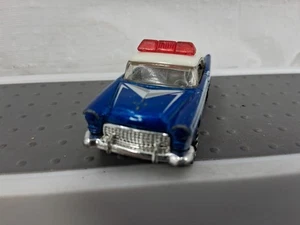 Matchbox 1955 Chevy Bel Air Police Blue Die Cast - Picture 1 of 6
