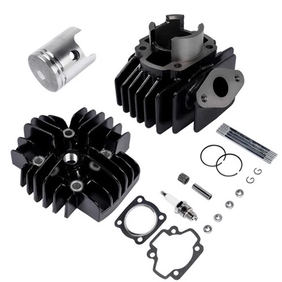 For Yamaha PW50 PY50 50cc Cylinder Kit Top End Piston Barrel Gasket Head Rings - Image 1 of 4