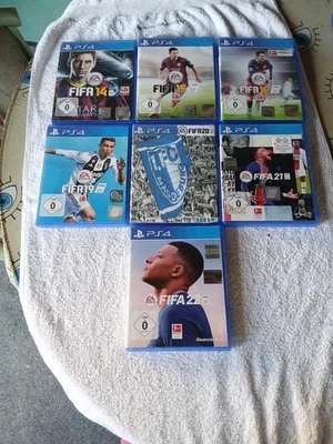 PS4 FIFA 14/15/16/19/20/21/22 SET KONSULUT - Bild 1 von 2