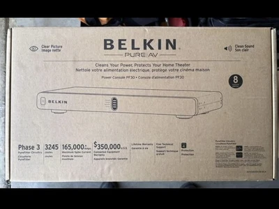 BELKIN MODEL #AP20800-08-BLK SURGE PROTECTIVE DEVICE  - Image 1 of 3
