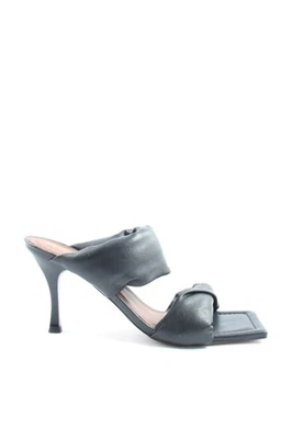 ALOHAS Sandalias con tacón Mujeres Babuchas Talla EU 40 negro look casual - Imagen 1 de 4