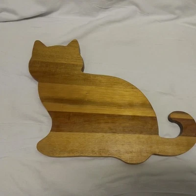 Charcuterie доска Cat деревянная разделочная доска дома тенденции кожаный воротник новый - Изображение 1 из 4
