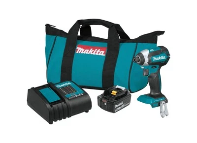 Impact Driver Kit, Battery Included, 18 V, 3 Ah, 1/4 in Drive, Hex Drive, 0 to 3 - Image 1 of 4